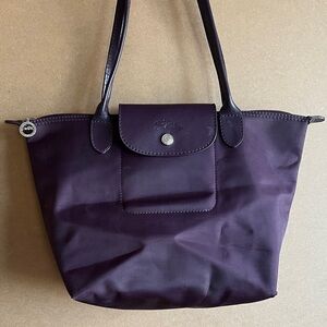 LongChamp Elegant Purple Tote Bag